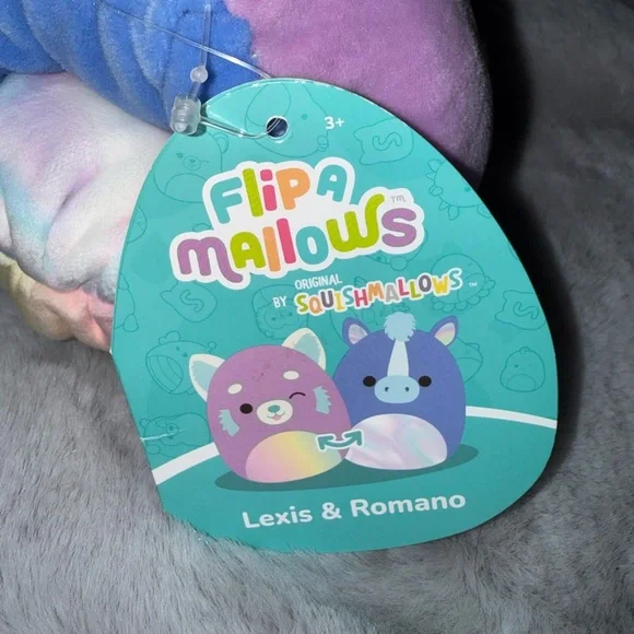 BNWT: 5” Lexis & Romano FlipAMallow by Squishmallow - Picture 5 of 12